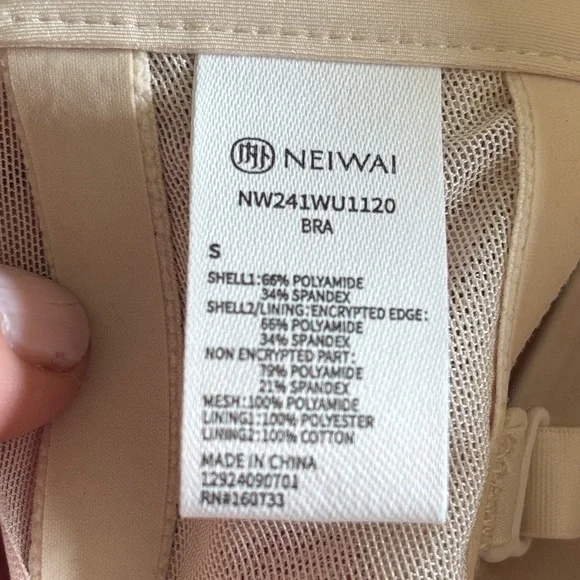 Neiwai Essentials Bandeau Bra NWT Size S - Picture 8 of 9